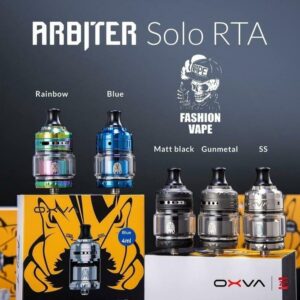 正版 OXVA Arbter Solo RTA 仲裁者 MTL RDL 25MM 起源 霧化器 3D頂蓋進行切換